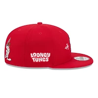 Men's New Era Red St. Louis Cardinals Looney Tunes Bugs Bunny 9FIFTY Snapback Hat