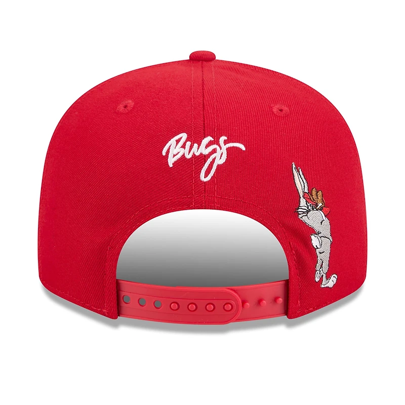 Men's New Era Red St. Louis Cardinals Looney Tunes Bugs Bunny 9FIFTY Snapback Hat