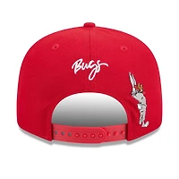 Men's New Era Red St. Louis Cardinals Looney Tunes Bugs Bunny 9FIFTY Snapback Hat