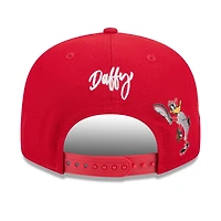 Men's New Era Red St. Louis Cardinals Looney Tunes Daffy Duck 9FIFTY Snapback Hat