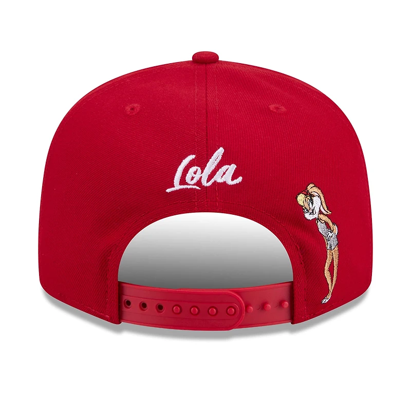 Men's New Era Red St. Louis Cardinals Looney Tunes Lola Bunny 9FIFTY Snapback Hat