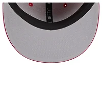 Men's New Era Red St. Louis Cardinals Overlap 59FIFTY Fitted Hat