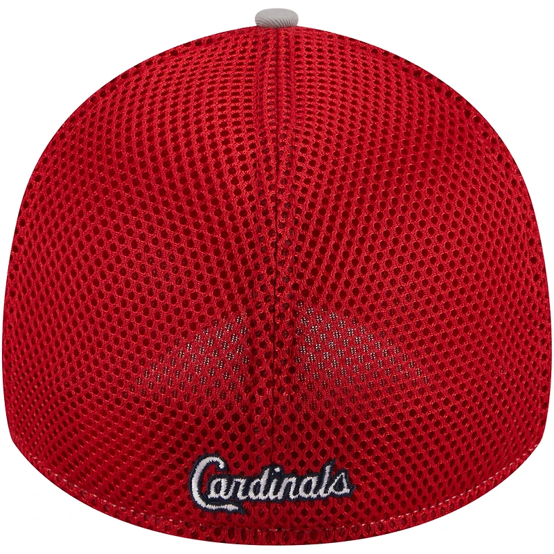 Men's New Era Red St. Louis Cardinals Pipe 39THIRTY Flex Hat