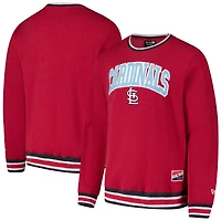 Men's New Era Red St. Louis Cardinals Pullover Sweatshirt