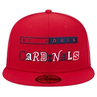 Casquette ajustée Ransom 59FIFTY rouge St. Louis Cardinals de New Era pour homme