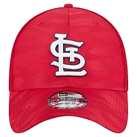 Casquette New Era 39THIRTY Flex rouge à motif camouflage subtil des Cardinals de Saint-Louis pour homme