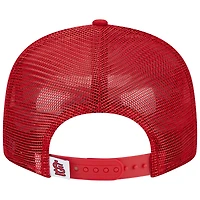 Men's New Era Red St. Louis Cardinals Team Color Trucker 9FIFTY Snapback Hat