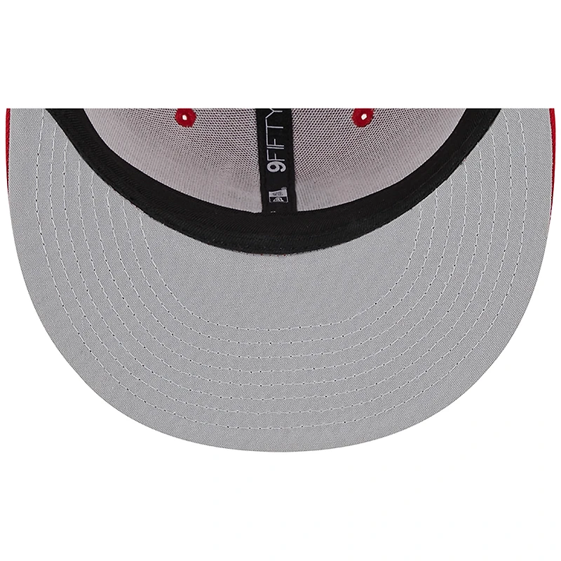 Men's New Era Red St. Louis Cardinals Team Color Trucker 9FIFTY Snapback Hat