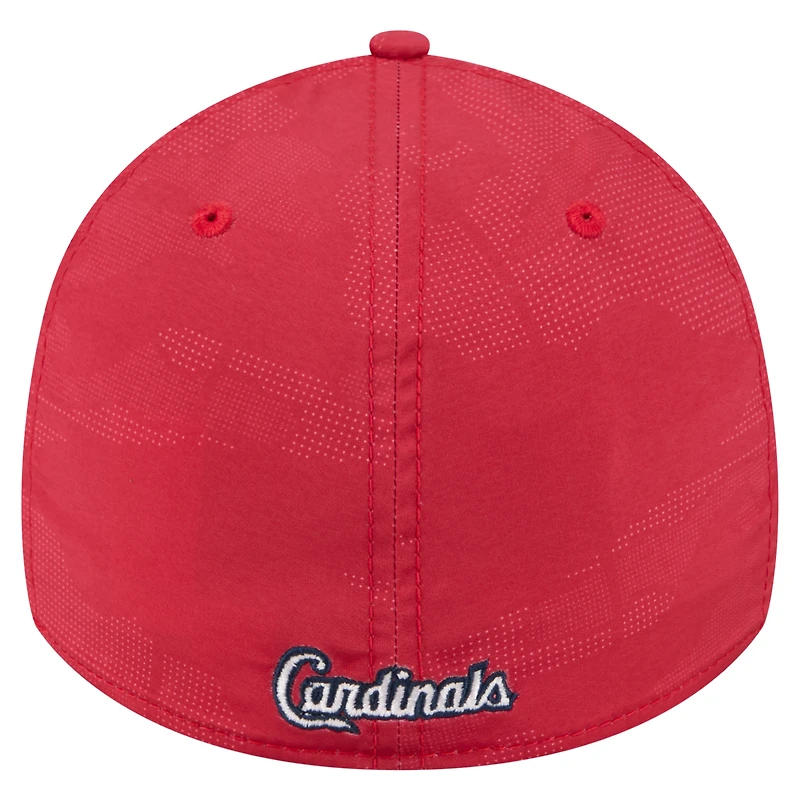 Men's New Era Red St. Louis Cardinals Tonal Camo 39THIRTY Flex Hat