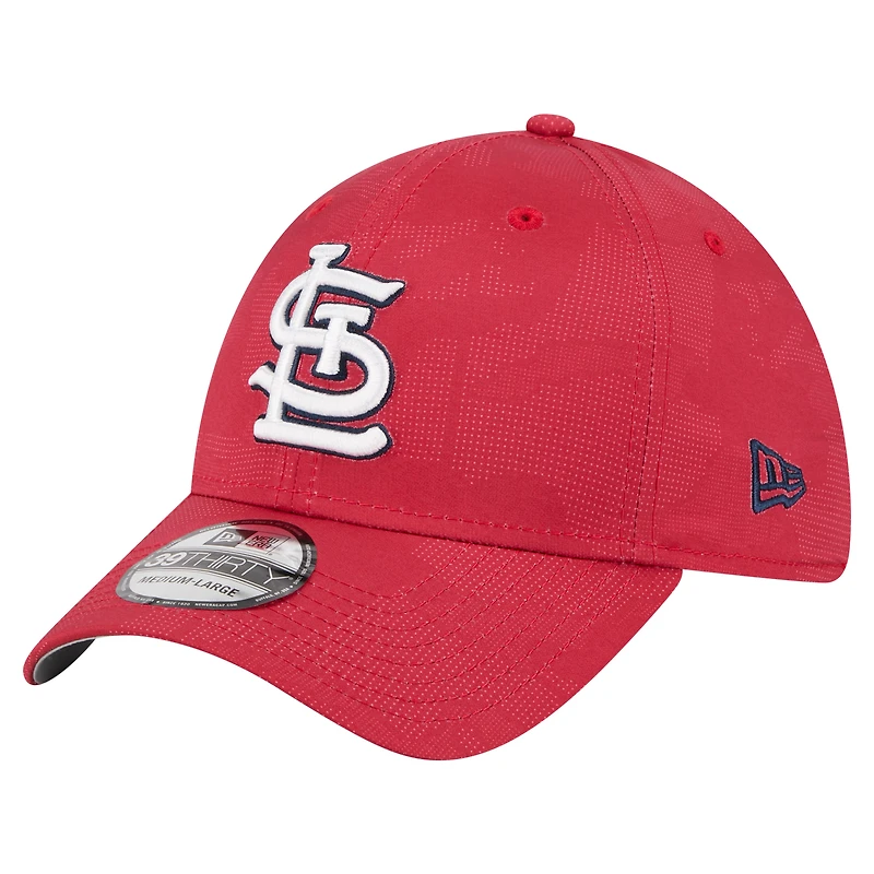 Casquette New Era 39THIRTY Flex rouge St. Louis Cardinals pour homme