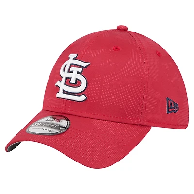 Casquette New Era 39THIRTY Flex rouge St. Louis Cardinals pour homme