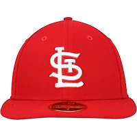 Men's New Era Scarlet St. Louis Cardinals Low Profile 59FIFTY Fitted Hat