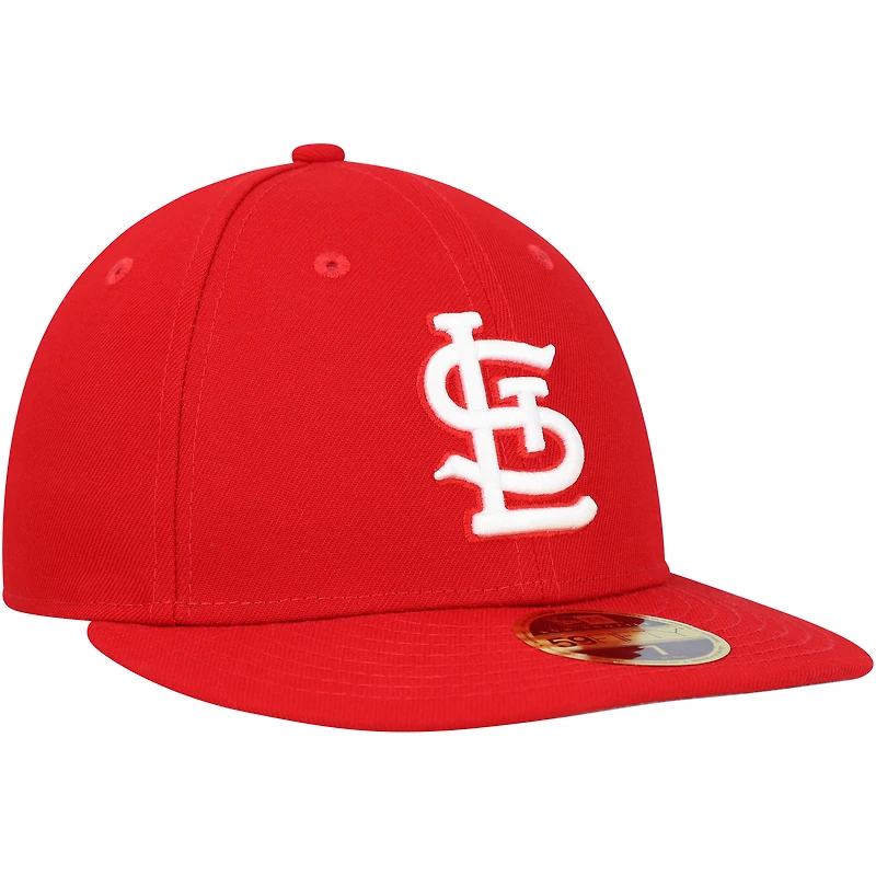 Men's New Era Scarlet St. Louis Cardinals Low Profile 59FIFTY Fitted Hat