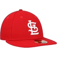 Men's New Era Scarlet St. Louis Cardinals Low Profile 59FIFTY Fitted Hat