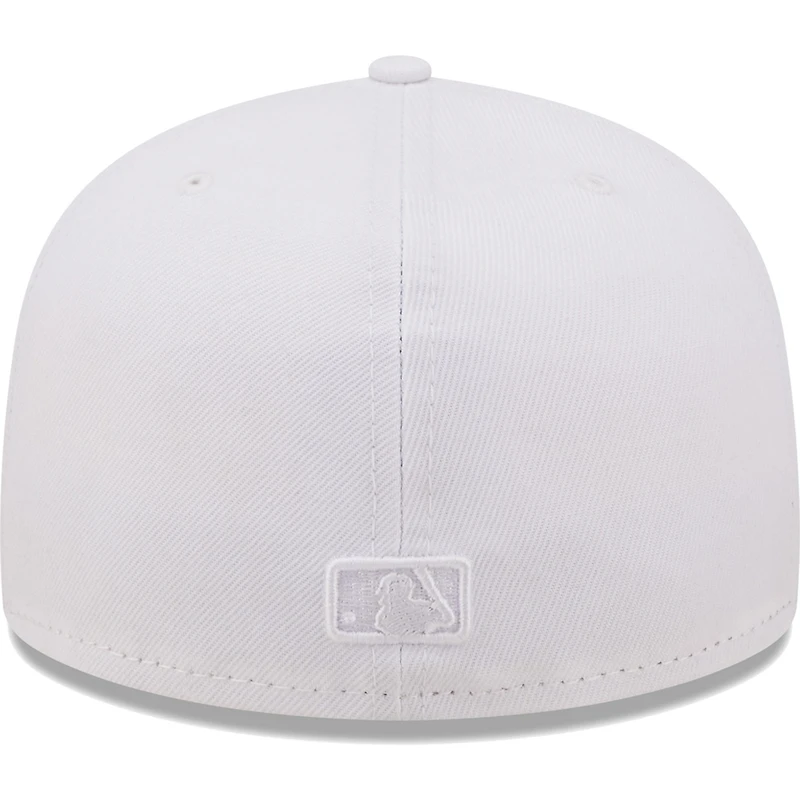 Casquette ajustée New Era St. Louis Cardinals pour homme, logo blanc sur blanc, modèle 59FIFTY