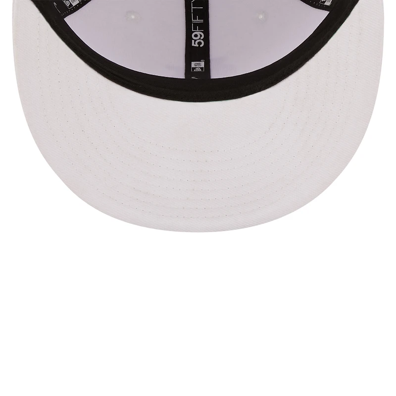 Men's New Era St. Louis Cardinals White on Logo 59FIFTY Fitted Hat