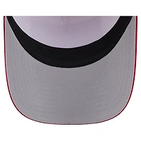 Men's New Era Stone/Red St. Louis Cardinals Text A-Frame Trucker 9FORTY Hat