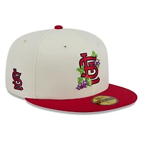 Men's New Era White/Red St. Louis Cardinals Blossom 59FIFTY Fitted Hat