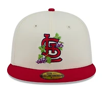 Men's New Era White/Red St. Louis Cardinals Blossom 59FIFTY Fitted Hat