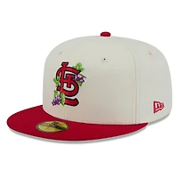 Men's New Era White/Red St. Louis Cardinals Blossom 59FIFTY Fitted Hat