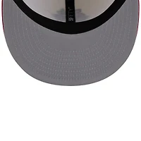 Casquette ajustée New Era 59FIFTY Blossom blanche et rouge pour homme, motif Cardinals de Saint-Louis