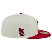 Men's New Era White/Red St. Louis Cardinals Blossom 59FIFTY Fitted Hat