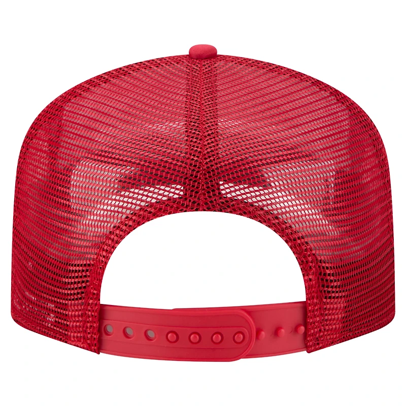 Men's New Era White/Red St. Louis Cardinals Retro Cut 19TWENTY Adjustable Trucker Hat