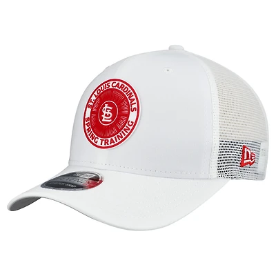 Men's New Era  White St. Louis Cardinals 2026 Spring Training Fan Pack 9SEVENTY Adjustable Trucker Hat