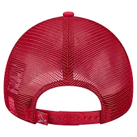 Men's New Era  White St. Louis Cardinals Distressed 9FORTY A-Frame Adjustable Trucker Hat