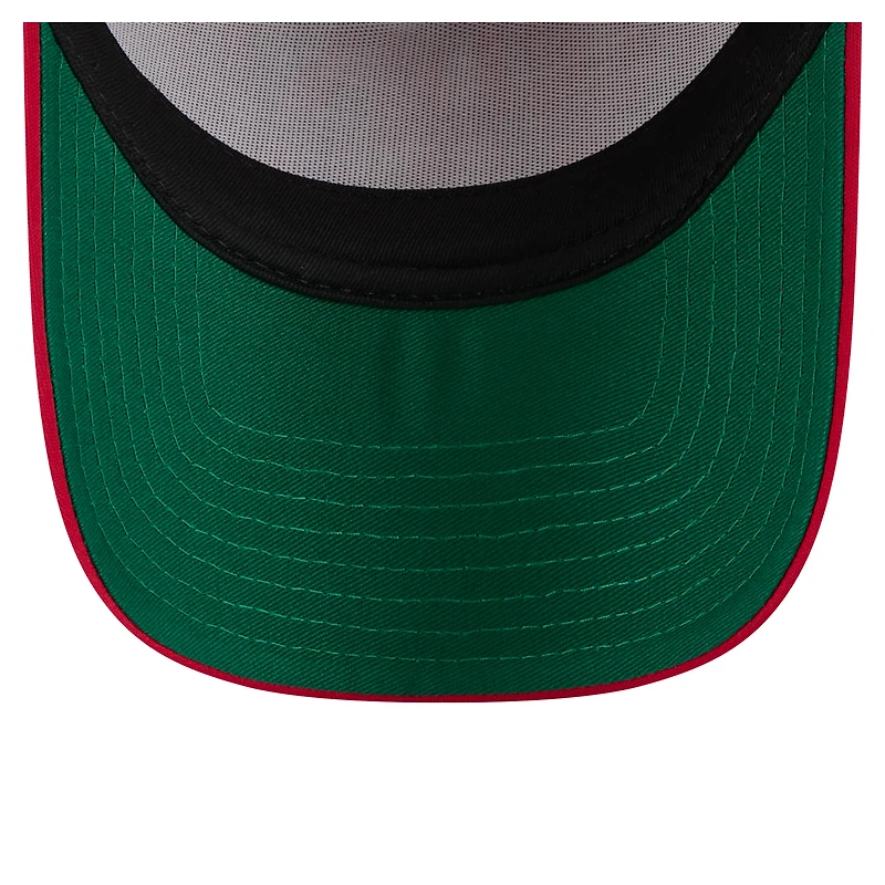 Casquette camionneur ajustable New Era blanche St. Louis Cardinals 9FORTY A-Frame pour homme