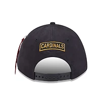Men's New Era x Alpha Industries  Black St. Louis Cardinals A-Frame 9FORTY Adjustable Hat