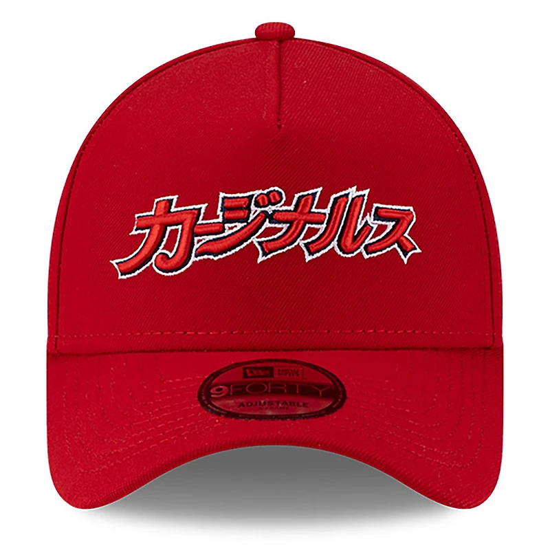 Men's New Era x Hyperfly Red St. Louis Cardinals A-Frame 9FORTY Adjustable Hat