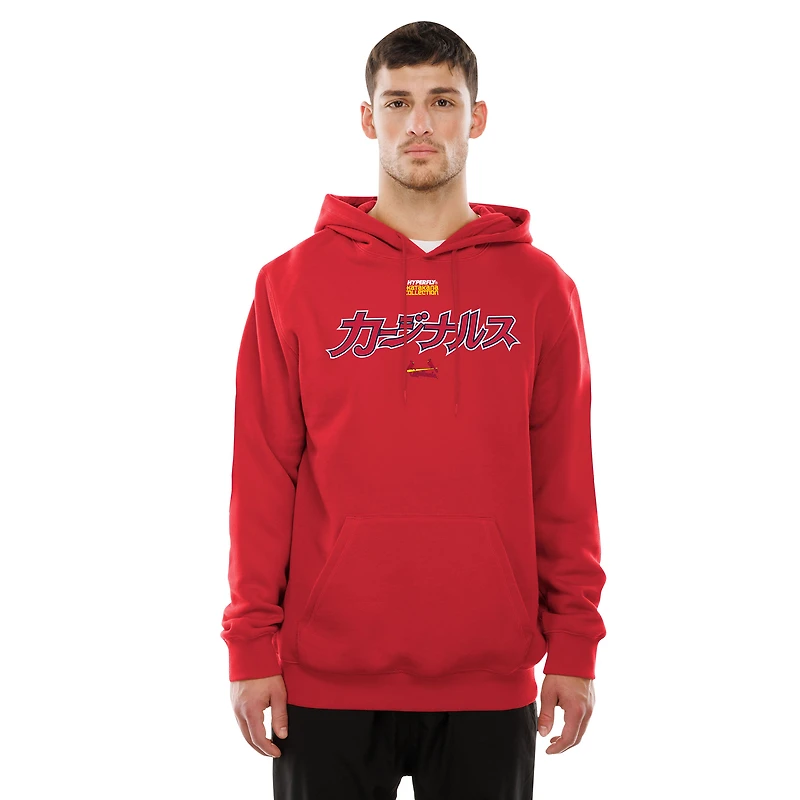 Men's New Era x Hyperfly Red St. Louis Cardinals Hoodie