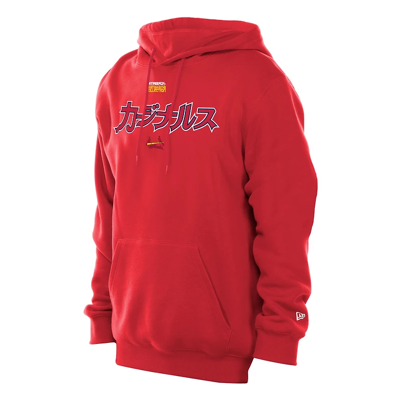 Sweat à capuche rouge New Era x Hyperfly pour homme des Cardinals de Saint-Louis