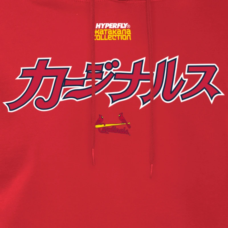 Sweat à capuche rouge New Era x Hyperfly pour homme des Cardinals de Saint-Louis