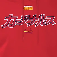 Sweat à capuche rouge New Era x Hyperfly pour homme des Cardinals de Saint-Louis