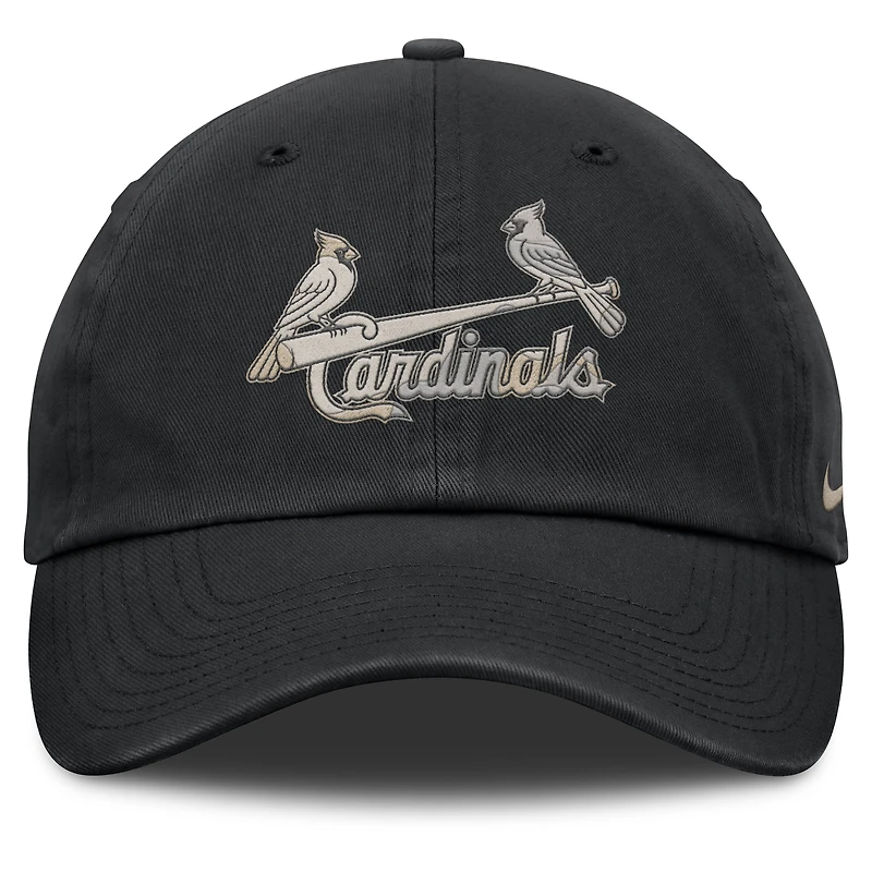 Men's Nike Black St. Louis Cardinals Camo Pack Club Adjustable Hat