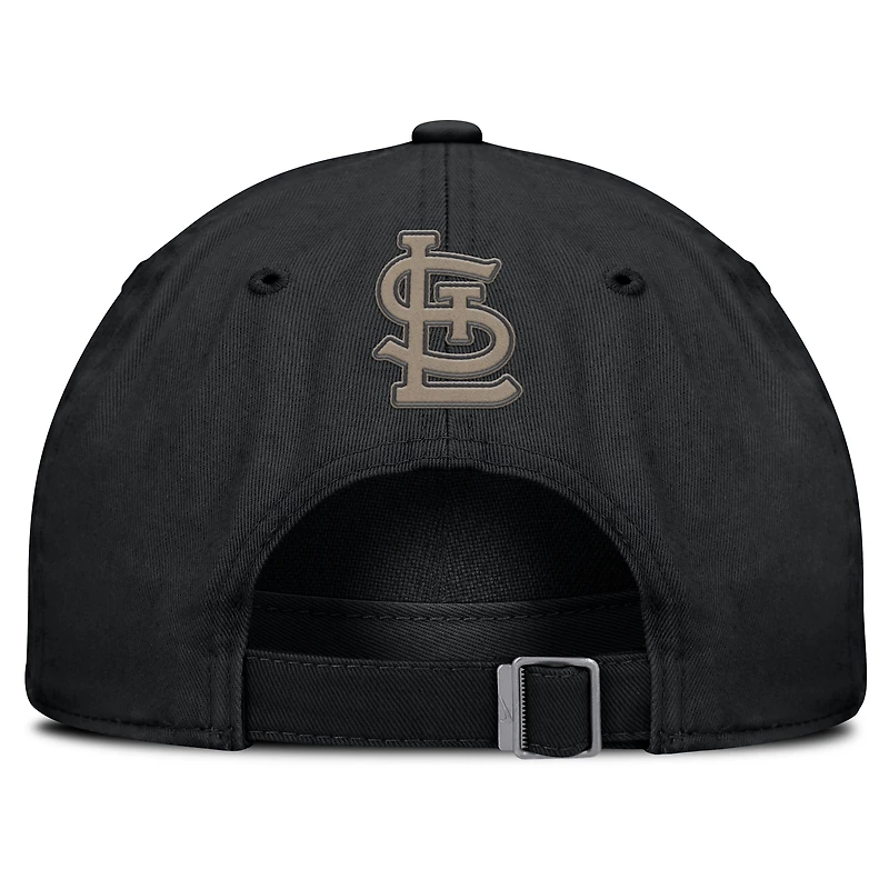 Men's Nike Black St. Louis Cardinals Camo Pack Club Adjustable Hat