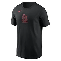 T-shirt Nike noir pour homme, color pop, des Cardinals de Saint-Louis