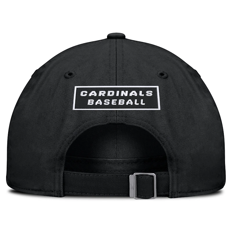 Casquette ajustable Nike noire St. Louis Cardinals Primetime Club pour homme