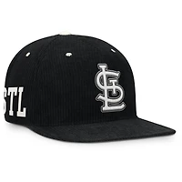 Men's Nike  Black St. Louis Cardinals Pro Corduroy Structured Snapback Hat