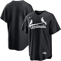 Men's Nike  Black St. Louis Cardinals Replica Jersey