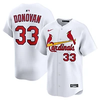 Maillot de joueur alternatif Nike Brendan Donovan blanc des Cardinals St. Louis pour homme