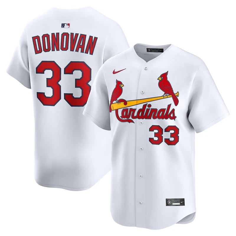 Men's Nike Brendan Donovan White St. Louis Cardinals Home Limited Player Jersey