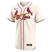 Men's Nike Cream St. Louis Cardinals Alternate Elite Jersey