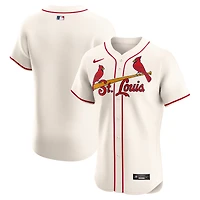 Men's Nike Cream St. Louis Cardinals Alternate Elite Jersey