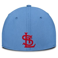 Men's Nike Gray/Light Blue St. Louis Cardinals Rise Swoosh Performance Flex Hat