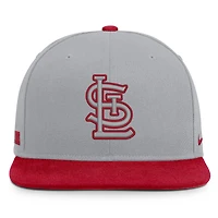 Men's Nike Gray/Red St. Louis Cardinals Primetime Pro Dri-FIT Snapback Hat