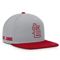 Men's Nike Gray/Red St. Louis Cardinals Primetime Pro Dri-FIT Snapback Hat