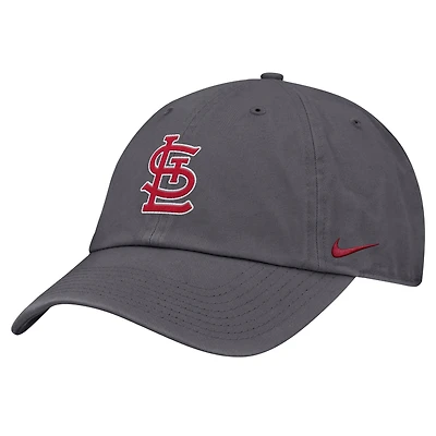 Casquette ajustable Nike grise St. Louis Cardinals Club pour homme